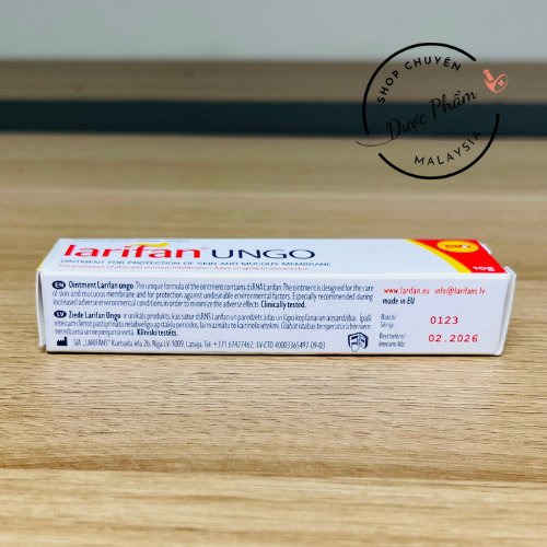 Larifan Ungo Sùi mào gà, Gai sinh dục, Chuỗi ngọc DV,  Mụn Cơm, Mụn Cóc Herpes 10g  [CHÍNH HÃNG - MEDICINE MALAI]