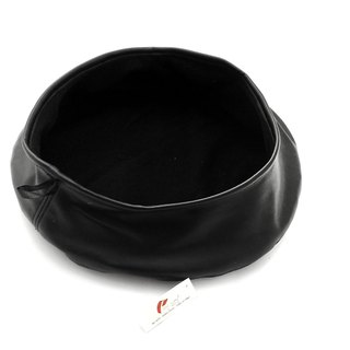 Mũ nồi da đen HÌNH THẬT CLIP THẬT leather beret