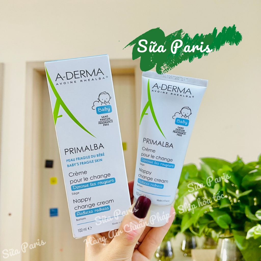 Kem hăm Aderma Primalba giúp bé hết hăm tã, giúp mông bé thông thoáng, mịn màng_Sữa Paris Aderma