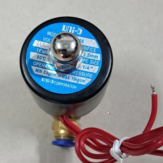 Van điện từ UNI-D UD-8 phi 13mm, 220V (Thường đóng)