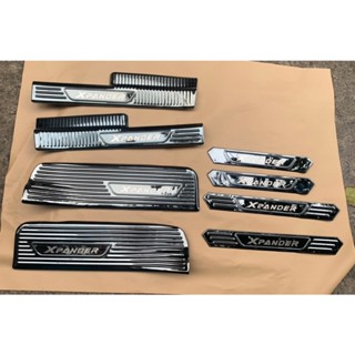 ỐP BẬC CỬA, NẸP BƯỚC CHÂN TITAN XE XPANDER 2018 - 2020 2021 - 2025 TẶNG KÈM KEO DÁN HAI MẶT KHI MUA CẢ BỘ T + N