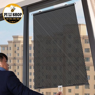  Rèm Cuốn Chống Nắng Cửa Sổ Nhựa PVC Gọn Nhẹ Tự Cuốn Bạt Che Nắng Tự Cuốn Gắn Cửa Kính Dễ Lắp Đặt 