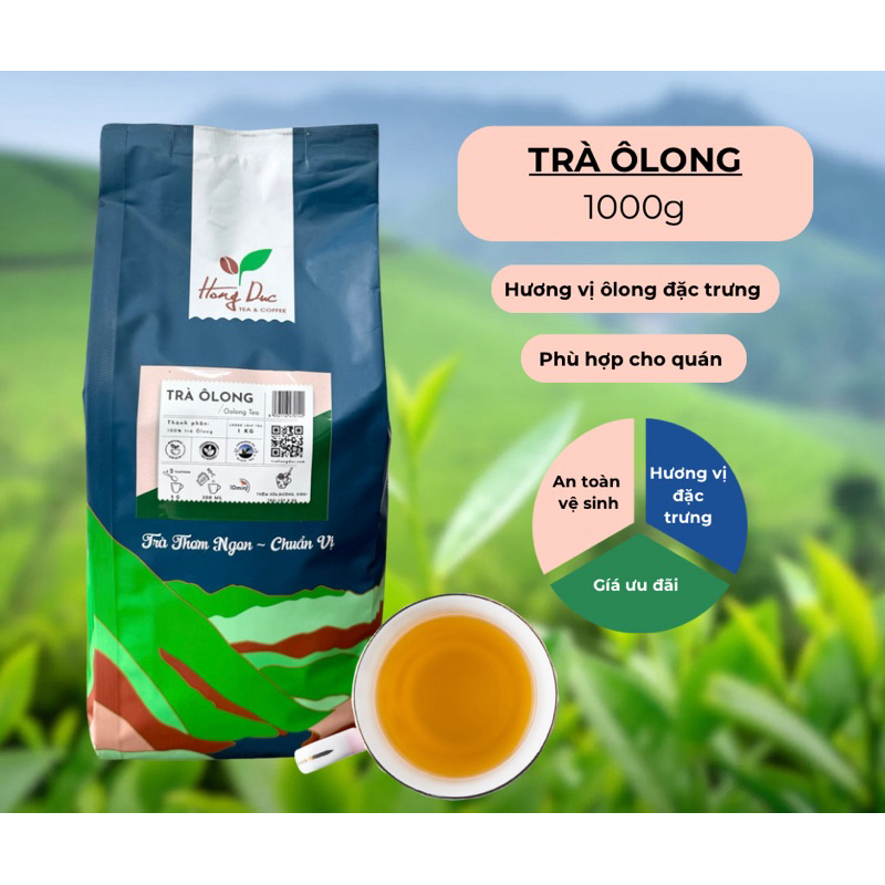 trà ôlong pha chế tứ quý gói 1 kg