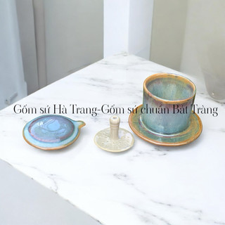 thân phin pha cafe gốm sứ Bát Tràng cao cấp