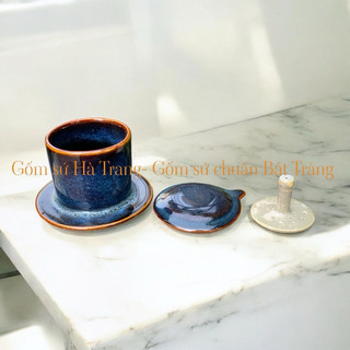 thân phin pha cafe gốm sứ Bát Tràng cao cấp