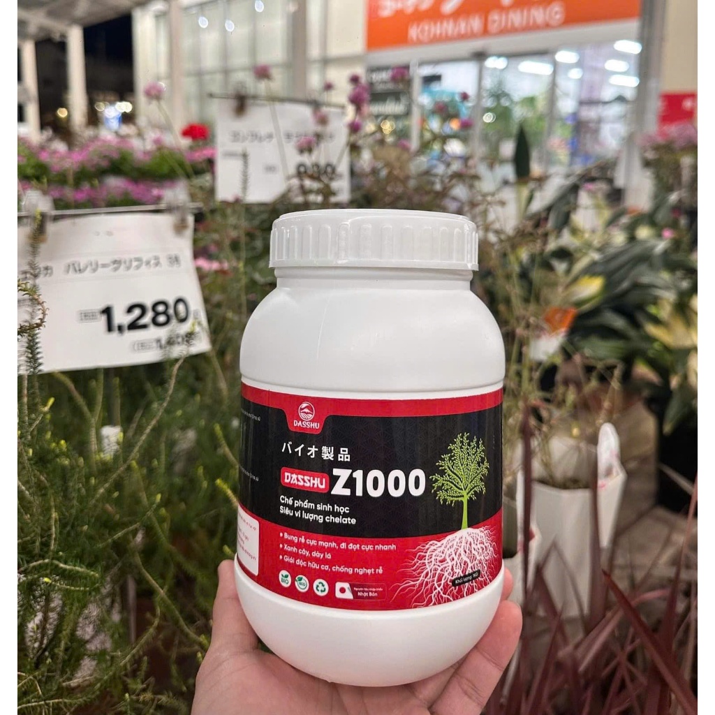 Phân bón kích rễ DASSHU Z1000 Nhật Bản ( Hũ 1kg )
