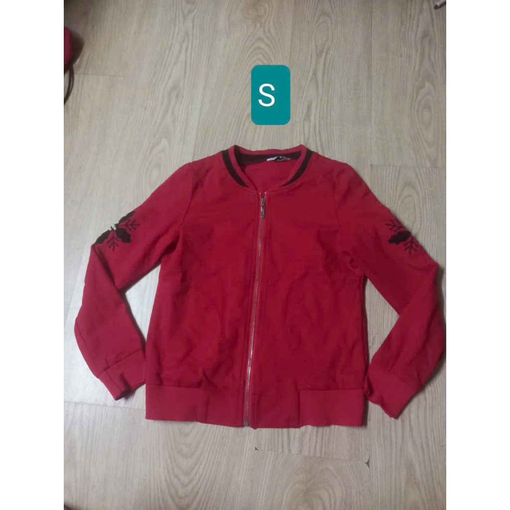 áo khoác bomber đỏ S MS14