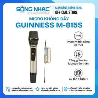 Micro karaoke không dây cao cấp Guinness M-815S (2024)