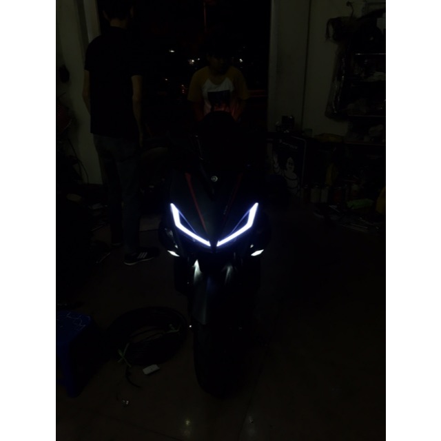 Mí led quét đuổi lắp cho nvx