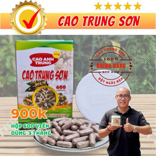 600 Viên Ngải Đen Cao Trung Sơn (loại lớn): Thảo dược tăng cường giải độc phục hồi sức khoẻ