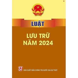 Sách - Luật lưu trữ năm 2024