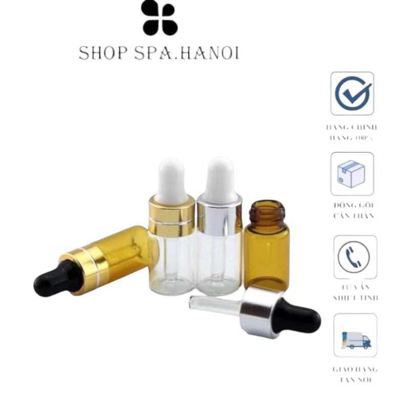 Chai / lọ Chiết Hũ Bóp 3ml (5 CHIẾC)