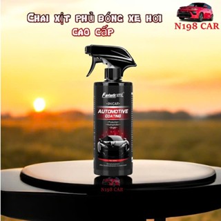 Chai Xịt Phủ Bóng Nano Hiệu Ứng Lá Sen Chống Nước Chống Trày Xước Cho Ô Tô Fantastic Xml + Tặng Khăn