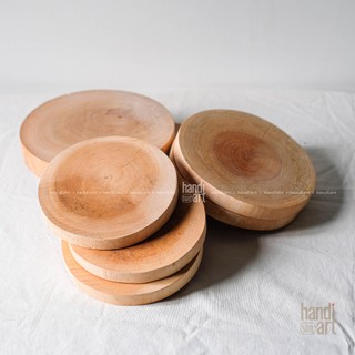 Gỗ Miếng tròn, khoanh gỗ decor, tấm gỗ lót