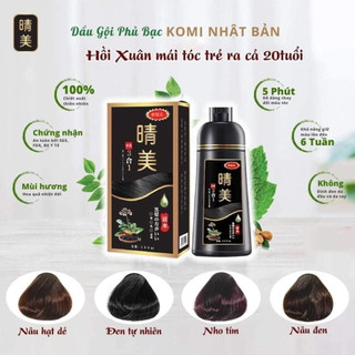 Dầu gội nhuộm tóc Nhật Bản Komi