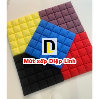 Mút NẤM CHỐNG CHÁY tiêu âm, cách âm - dùng cho phòng thu, livestream, karaoke...