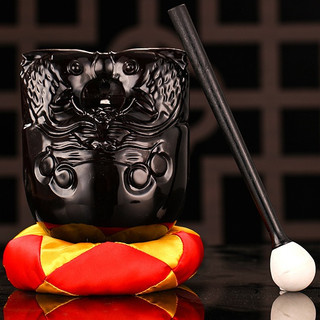 Bộ Gõ tụng kinh 2 loại (Chuông đồng / Mỏ cá gỗ zen)