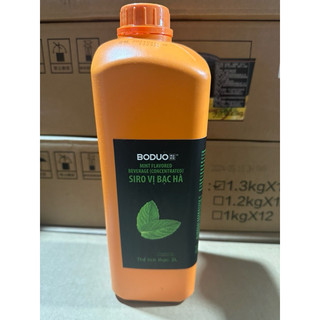 Siro bạc hà Boduo chai 2L