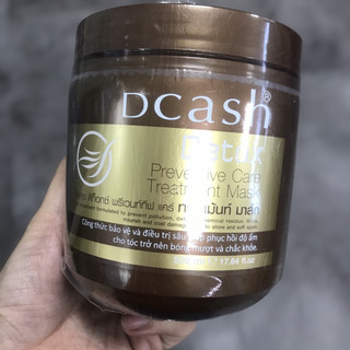 Hấp dầu DCASH - Detox Preventive, 3D Defender 500ml - kem ủ tóc dầu hấp tóc