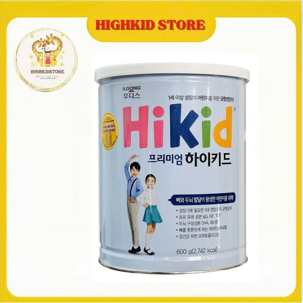 Sữa Hikid Premium 600g - [Tem Nhập khẩu Phương Linh]