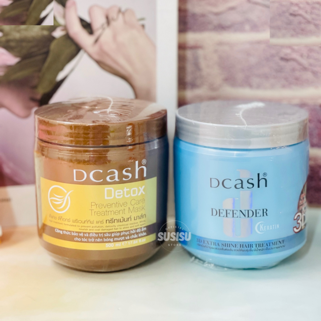Hấp dầu DCASH - Detox Preventive, 3D Defender 500ml - kem ủ tóc dầu hấp tóc