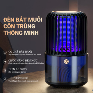 Đèn Bắt Muỗi Điện Quang UV Máy Bắt Muỗi Tự Động Thông Minh Hút Bẫy Muỗi Diệt Côn Trùng Thế Hệ Mới Công Nghệ Cao Hiệu Quả