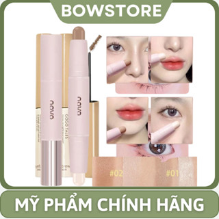 Bút Highlight Tạo Khối Mũi NOVO Dạng Thỏi 2 Đầu Giúp Trang Điểm Khuôn Mặt Thon Gọn Tạo Sống Mũi Cao