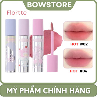 FLORTTE Son kem lì Flortte ,dưỡng môi không khô môi không bị bám dính lên cốc Matte Lipstick