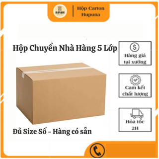 Thùng Carton Chuyển Nhà 5 Lớp Dày Dặn, Hộp Carton Đóng Hàng Chuyển Nhà, Chuyển Văn Phòng Giá Rẻ