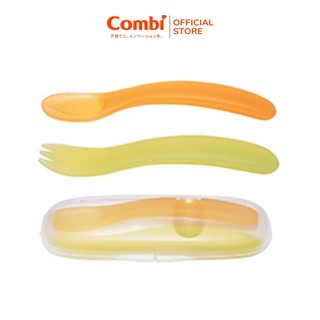 Bộ đồ cho bé tập ăn dặm Combi bước 2