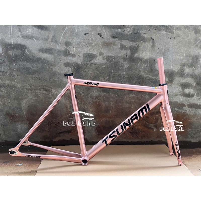 khung fixed gear Tsunami snm100 (tặng chén cổ+ khoá yên) hàng chính hãng :real