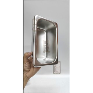 Khay inox GN 1/9 đựng topping