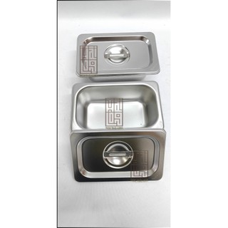 Khay inox GN 1/9 đựng topping