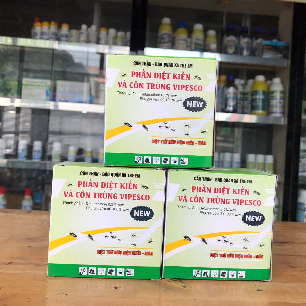 Phấn kiến Vipesco - combo 50 hộp
