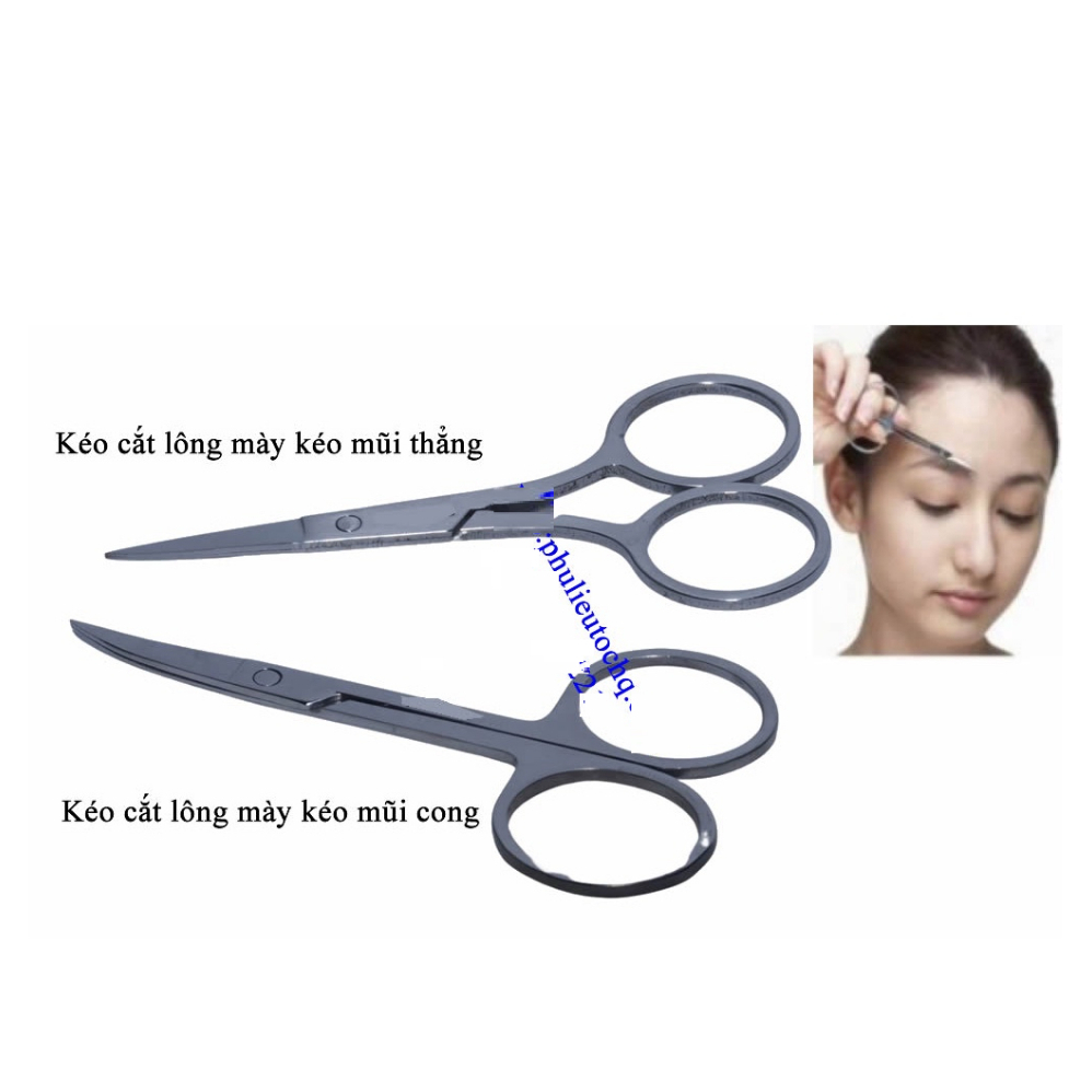 Kéo tỉa chân mày thẳng cong