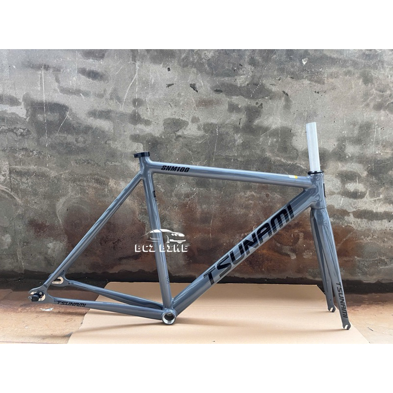 khung Tsunami snm100 fixed gear Real (tặng chén cổ+khoá yên)