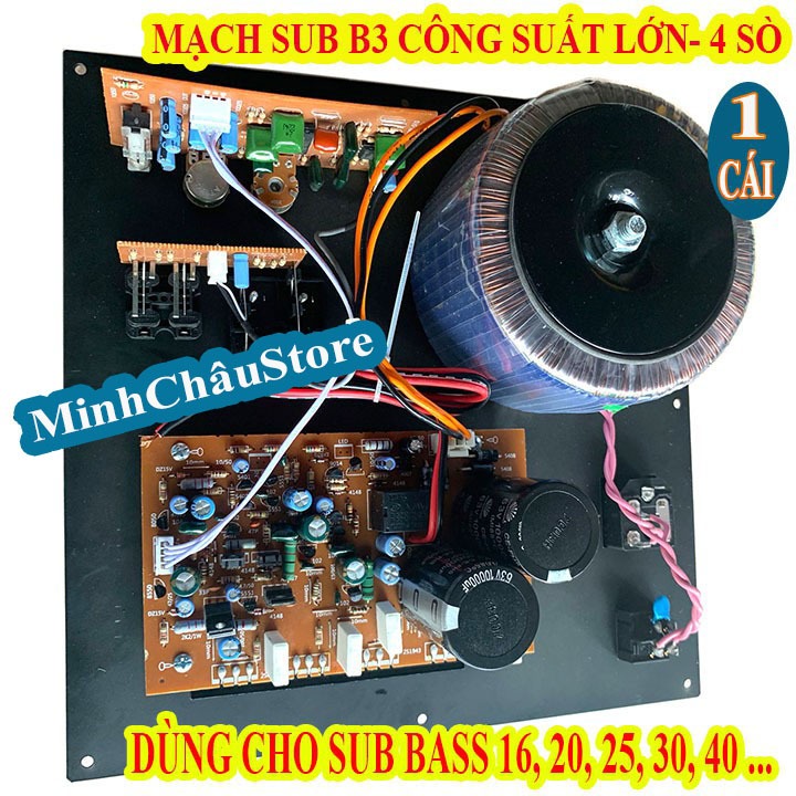 MẠCH KÉO LOA SUB SIÊU TRẦM B3 NGUỒN XUYẾN ĐỒNG 4 SÒ CAO CẤP - GIÁ 1 MẠCH