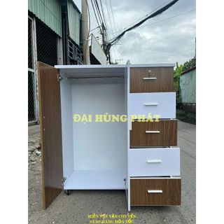 Tủ trẻ em 2 cánh 5 ngăn