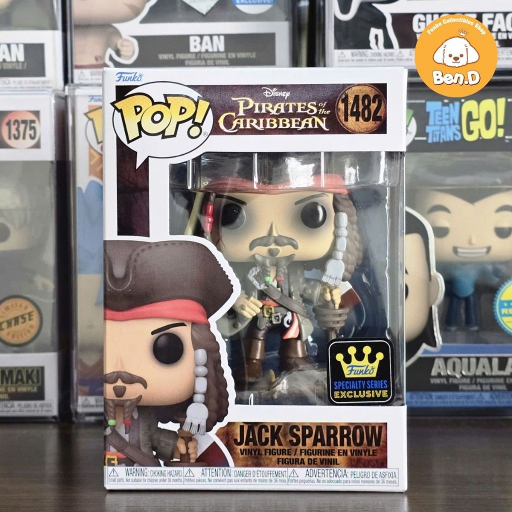 Mô hình Funko POP Movies: Pirates of the Caribbean - Jack Sparrow (Specialty Series) #1482