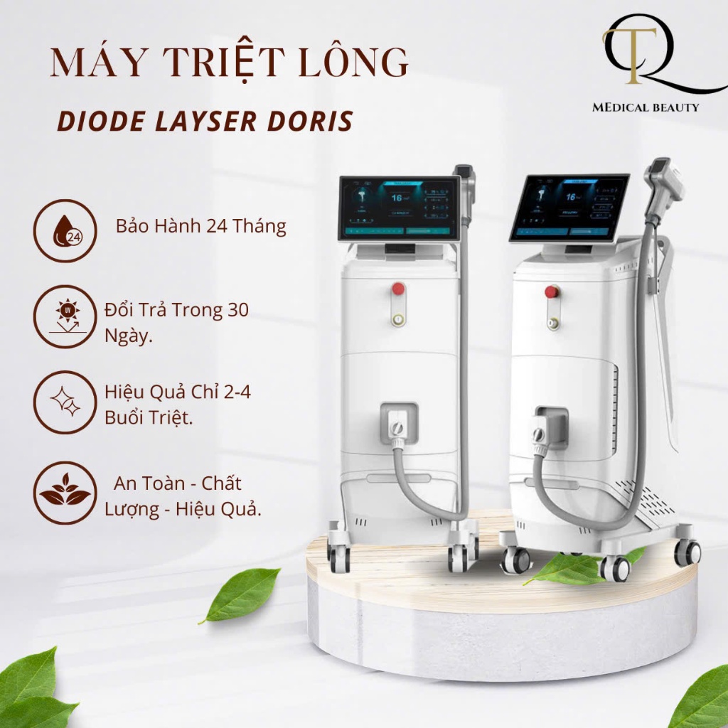 MÁY TRIỆT LÔNG DIODE LASER | DIODE LASER TRIỆT LÔNG DÙNG TRONG SPA