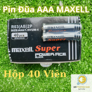 [Hộp 10 Viên] Pin vuông 9V Maxell Super Power