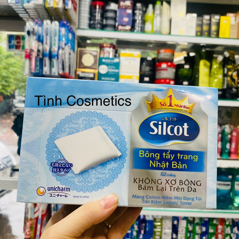 BÔNG TẨY TRANG SILCOT SỐ 1 NHẬT BẢN