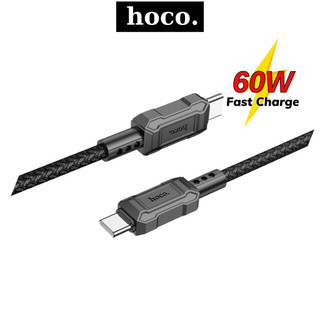Cáp sạc nhanh Type C Hoco Dây dù hỗ trợ sạc nhanh 60W thiết kế chống gãy cho android samsung xiaomi