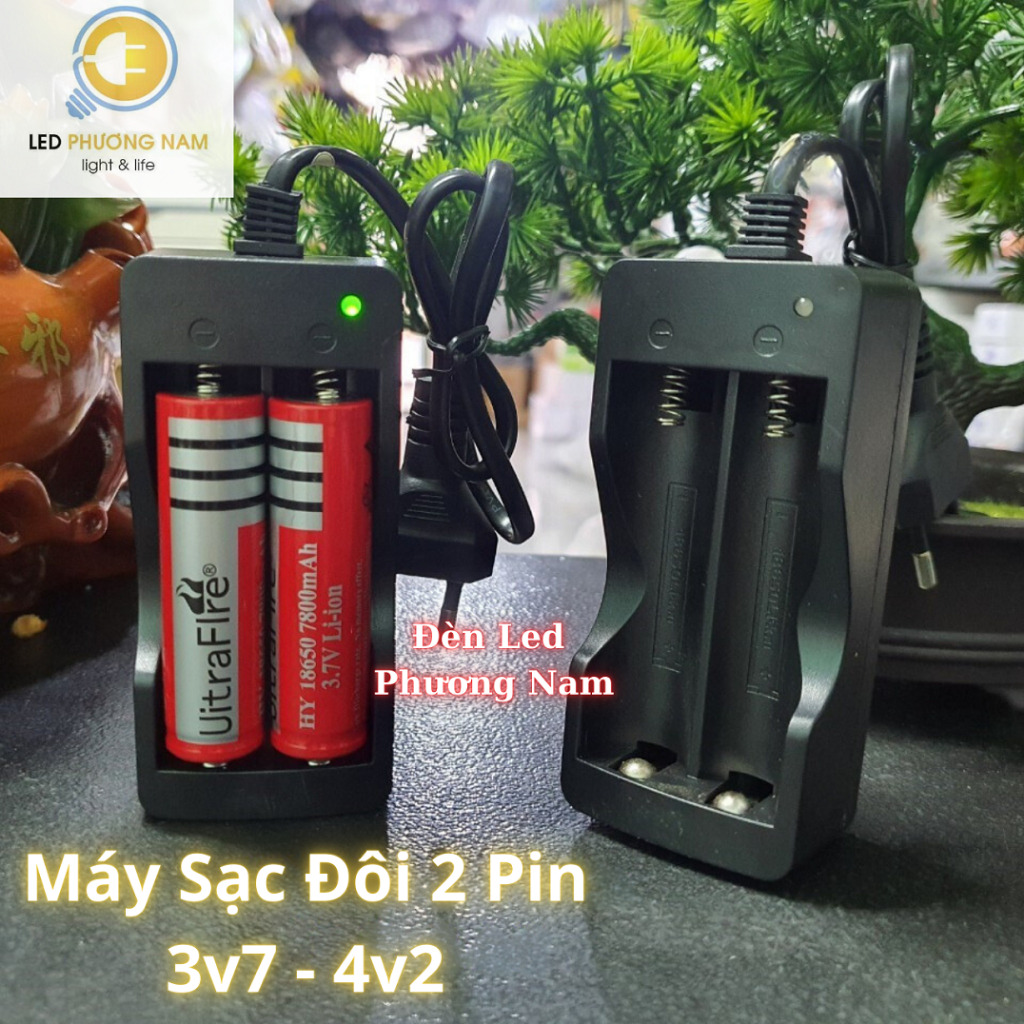 Máy Sạc Pin 3v7 và 4v2, Dùng cho quạt sạc, đèn sạc