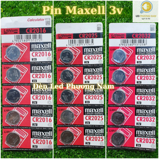 PIN CMOS MAXELL CR2032/CR2025/CR2016 1 VĨ 5 VIÊN