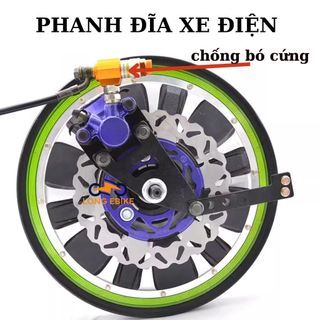 phanh đĩa sau chế xe máy điện mới 100%