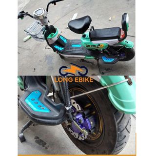 phanh đĩa sau chế xe máy điện mới 100%