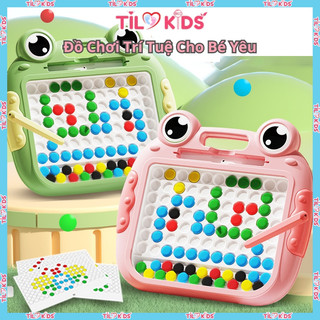  Bảng vẽ nam châm từ tính thế hệ mới hình ếch TILO KIDS đồ chơi giáo dục xếp hình nam châm rèn tư duy khéo léo cho bé 