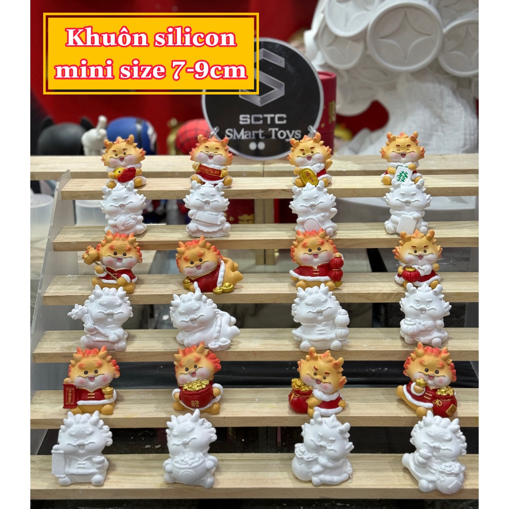KHUÔN SILICON MINI KỲ LÂN ĐỎ