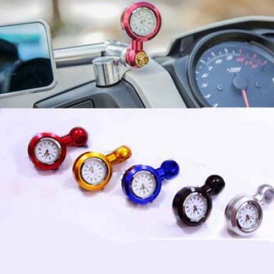 Đồng hồ mini gắn kính xe máy nizoma nhiều màu đẹp mắt (không kèm pin & ốc)